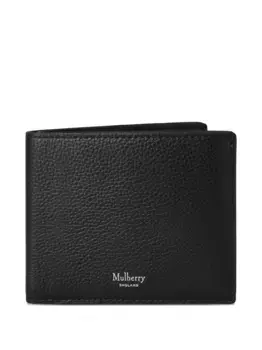 Классический бумажник с зерном Mulberry, черный