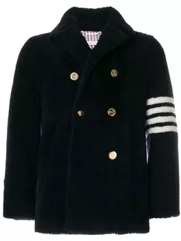 Классический бушлат Thom Browne, синий