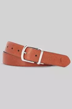 Классический двусторонний кожаный ремешок Polo Ralph Lauren, коричневый