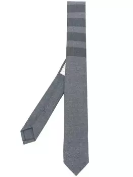 Классический галстук с 4 полосками Thom Browne, серый