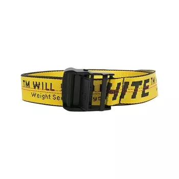 Классический индустриальный ремень Off-White Черный