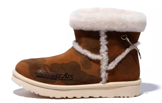 Классический мини-ботинок A Bathing Ape Chestnut Ugg