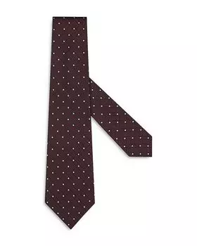 Классический шелковый галстук ZEGNA, красный