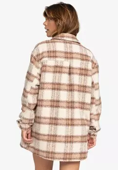 Классическое пальто CHECK Roxy, бежевый