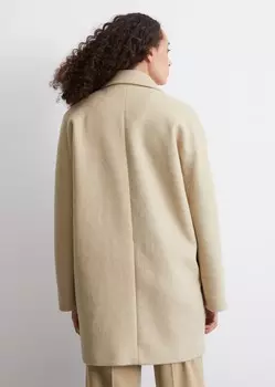 Классическое пальто LAPEL COLLAR WELT POCKETS Marc O'Polo, бежевый
