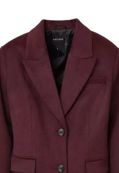 Классическое пальто LONG SIMPLE BOUTONNAGE Calliope, бордовый
