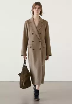 Классическое пальто Massimo Dutti, коричневый