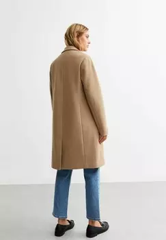 Классическое пальто TAILORED SINGLE BUTTON New Look, коричневый
