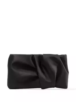 Клатч Bonny со сборками JIMMY CHOO, черный