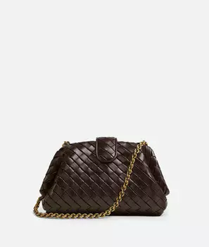 Клатч Bottega Veneta, карамельный