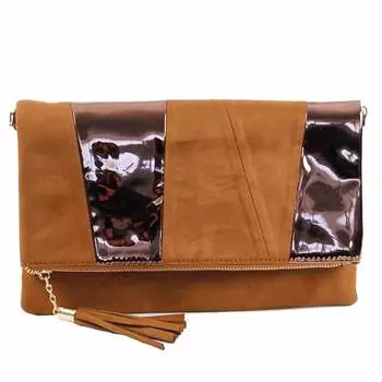 Клатч Eferri e Nuria (B)29 x (H)18 x (T)1 cm, коричневый