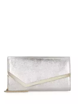 Клатч Emmie JIMMY CHOO, металлик