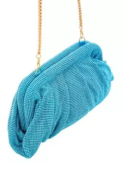 Клатч faina, бирюзовый