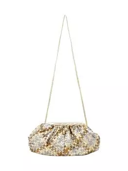 Клатч faina, цвет gold yellow