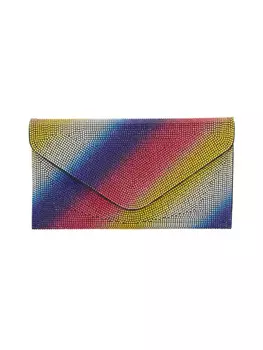 Клатч faina, цвет silver multicolor