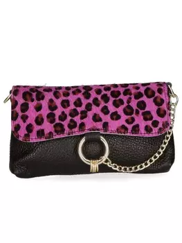Клатч Gave Lux, цвет cheetah fuchsia