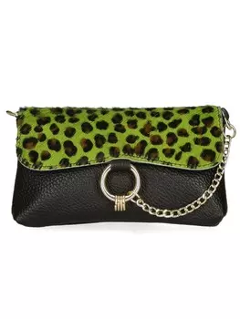 Клатч Gave Lux, цвет cheetah green