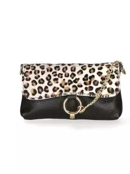 Клатч Gave Lux, цвет cheetah white