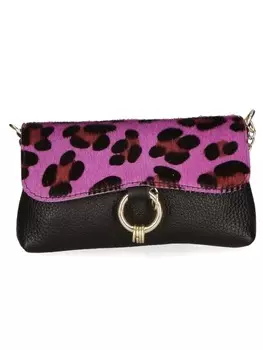 Клатч Gave Lux, цвет leopard fuchsia