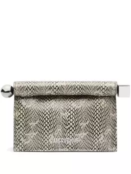 Клатч Jacquemus Rond Carr, нейтральный