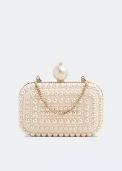 Клатч JIMMY CHOO Cloud clutch, белый