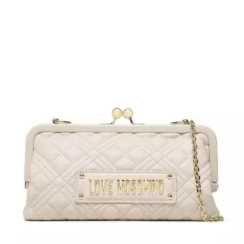 Клатч LOVE MOSCHINO, экрю