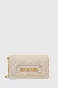 Клатч Love Moschino, бежевый