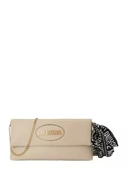 Клатч Love Moschino Clutch, бежевый