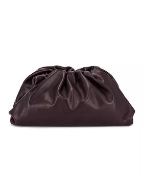 Клатч-мешочек Bottega Veneta, цвет Grape & Gold