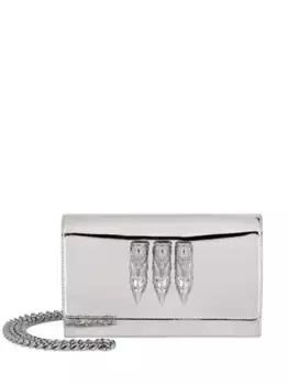 Клатч Mirror Philipp Plein, серебяный