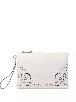 Клатч на молнии JIMMY CHOO, белый