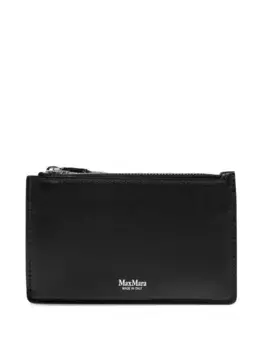 Клатч на молнии MAX MARA, черный