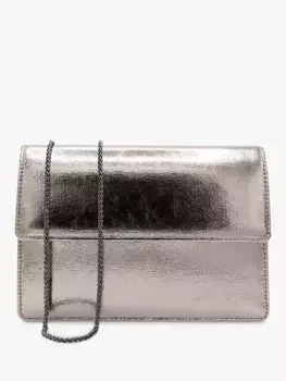 Клатч Paradox London Darlene Metallic, цвет pewter