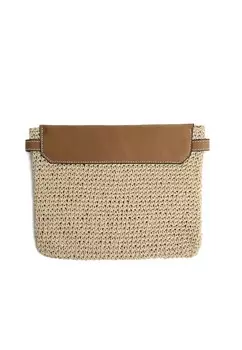Клатч RAFFIA Mianqa, цвет Tan