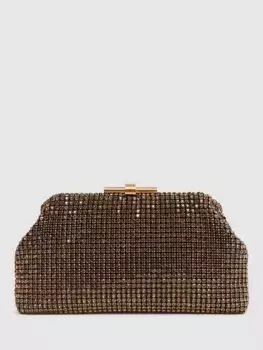Клатч Reiss Adaline Crystal, золотой