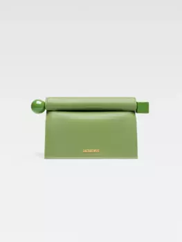 Клатч Рон Карре Jacquemus, зеленый
