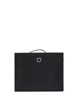 Клатч с декором Gancini Ferragamo, черный