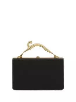 Клатч с ручкой Cat Lanvin, черный