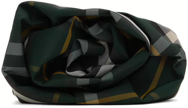 Клатч с зеленой розой Burberry