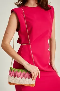 Клатч с зигзагом Accessorize, черный
