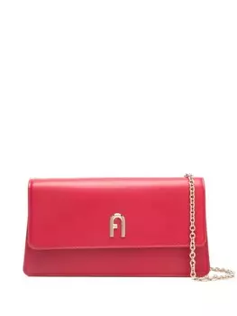 Клатч со стразами Furla, красный
