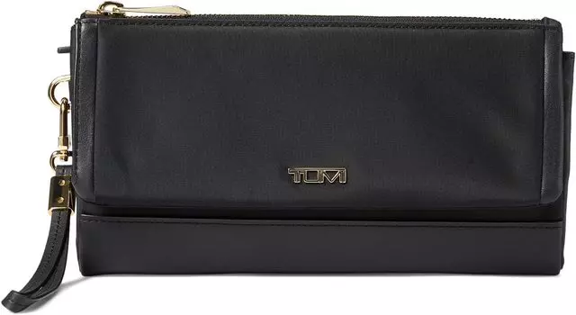 Клатч Voyageur Travel Wallet Tumi, цвет Black/Gold