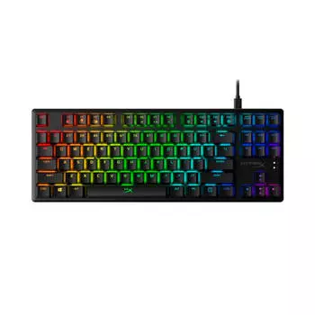 Клавиатура игровая механическая HyperX Alloy Origins Core, Red switch, проводная, чёрный