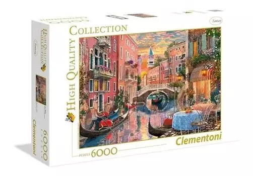 Клементони, пазл "Закат над Венецией", 6000 шт. Clementoni