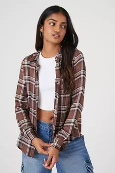 Клетчатая фланелевая рубашка Forever 21