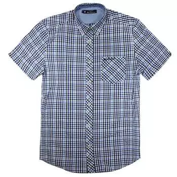 Клетчатая мужская рубашка Ben Sherman, синий