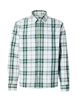 Клетчатая рубашка SCOTCH & SODA Regular fit Button Up Shirt, цвет green/dark green