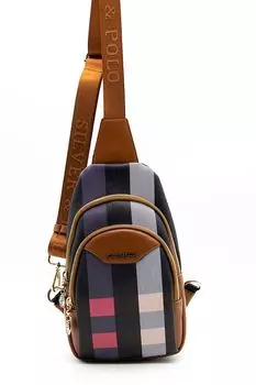Клетчатая сумка Silver&Polo, красный
