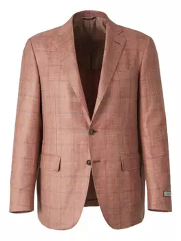 Клетчатый блейзер Canali, нейтральный
