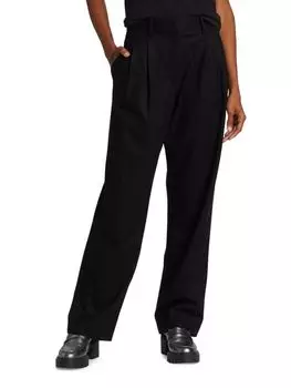 Клеверные шерстяные брюки Rag & Bone, черный